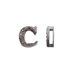 Betű köves C 10mm 1db