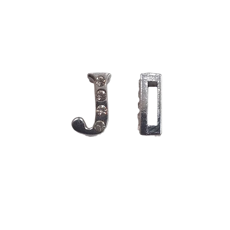 Betű köves J 10mm 1db