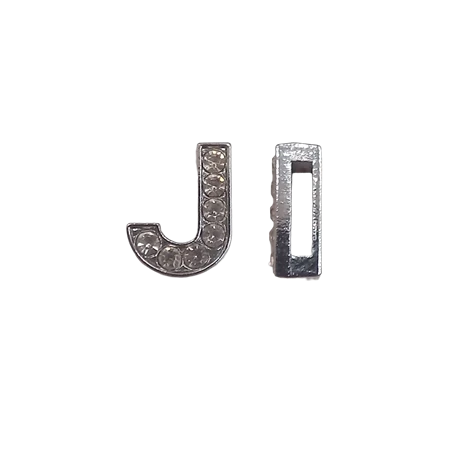 Betű köves J 12mm 1db