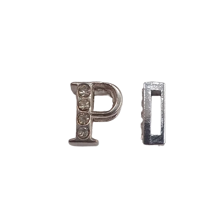 Betű köves P 10mm 1db