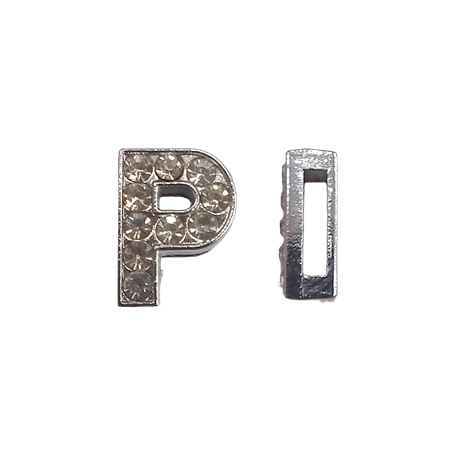 Betű köves P 12mm 1db