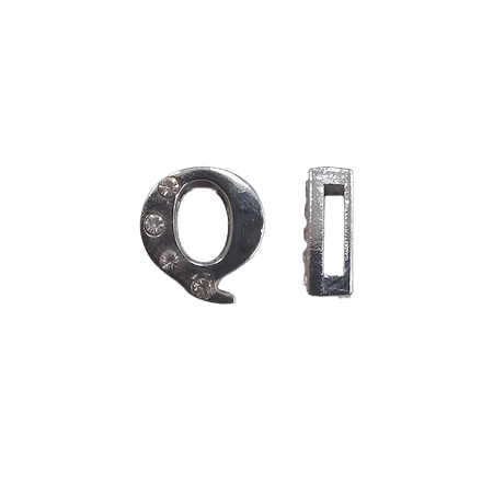 Betű köves Q 10mm 1db