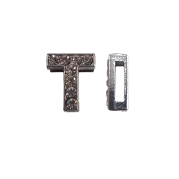 Betű köves T 12mm 1db