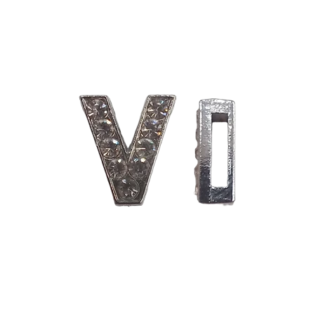 Betű köves V 12mm 1db