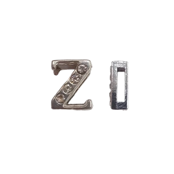 Betű köves Z 10mm 1db