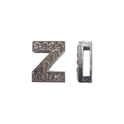 Betű köves Z 12mm 1db