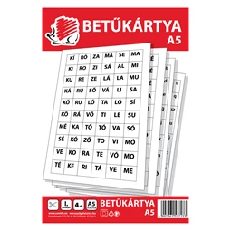 Betűkártya A/5