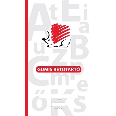 Betűtartó Süni gumis