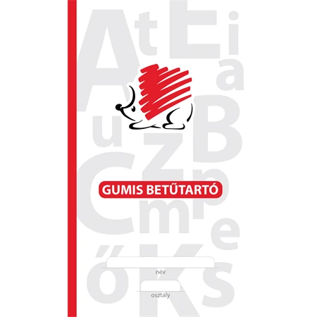 Betűtartó Süni gumis