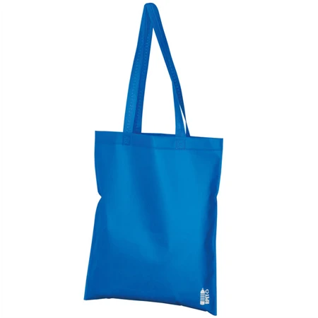 Bevásárlótáska hosszúfülű, non-woven 36x41cm, 70 g/m2, kék