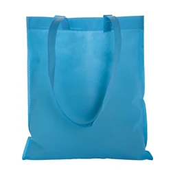 Bevásárlótáska hosszúfülű, non-woven 36×41cm, 70 g/m2, türtizkék