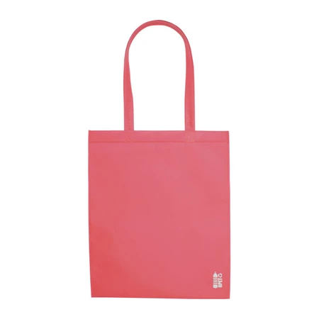 Bevásárlótáska hosszúfülű, non-woven 36x41cm, 70 g/m2, újrahasznosított műanyagból készült bordó