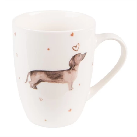 Bögre porcelán 300ml Dachshund Love