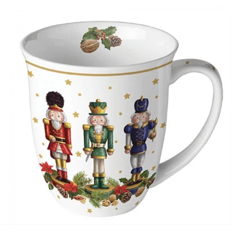 Bögre, porcelán 400ml Bearded Nutcracker, Szakállas diótörő