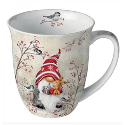 Bögre, porcelán 400ml, díszdobozban Dwarf hug