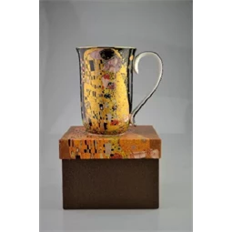 Bögre porcelán 400ml díszdobozban Klimt Kiss
