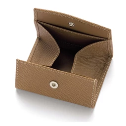 Bőr pénztárca Graf von Faber-Castell aprópénzes Epsom grain leather barna bőr 9 x 7cm