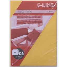 Boríték C/6 Sline arany sárga