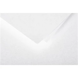 Boríték Clairefontaine Pollen LA/4 11x22cm 120gr papír, szilikonos irizáló fehér
