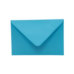 Boríték LC/6 enyvezett Kaskad vízkék 80gr, 114x161mm
