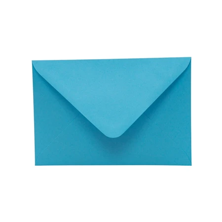 Boríték LC/6 enyvezett Kaskad vízkék 80gr, 114x161mm