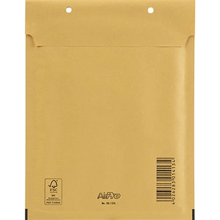 Boríték légpárnás 170x225/150x215 W3 barna