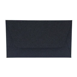 Boríték névjegy 73x111mm Curios metál 120gr-os papír, enyvezett záródás,  Ébenfekete 58