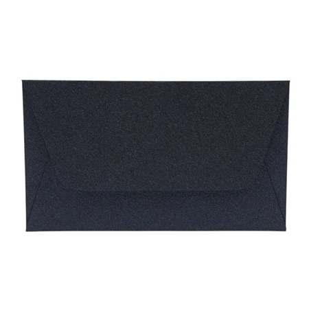 Boríték névjegy 73x111mm Curios metál 120gr-os papír, enyvezett záródás,  Ébenfekete 58