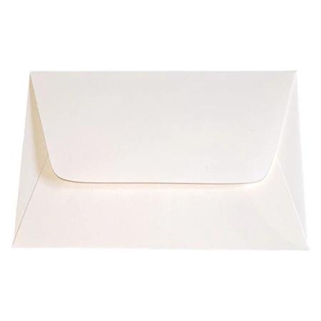 Boríték névjegy 73x111mm Curios metál 120gr-os papír, enyvezett záródás, Elefántcsont 33