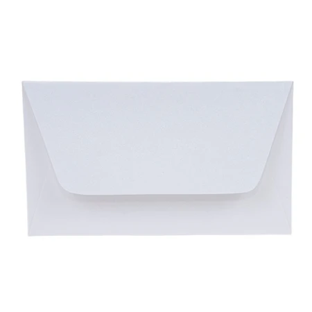 Boríték névjegy 73x111mm Curios metál 120gr-os papír, enyvezett záródás,  Ezüst Ice Silver 08