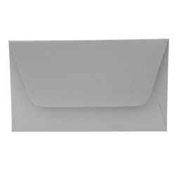 Boríték névjegy 73x111mm Curios metál 120gr-os papír, enyvezett záródás, Ezüstszürke 60