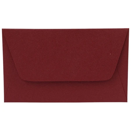 Boríték névjegy 73x111mm Curios metál 120gr-os papír, enyvezett záródás, Vörös, Red Iacquer 89