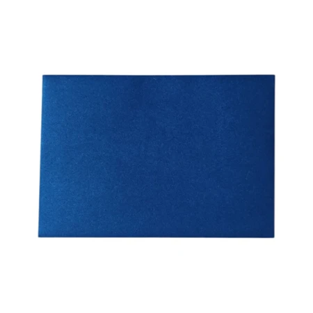 Boríték névjegy 73x111mm Curios metál 120gr-os papír, enyvezett záródás, Acélkék 22