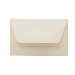 Boríték névjegy Kaskad 73x111mm, 80gr-os papír, enyvezett záródás, vanillia 12