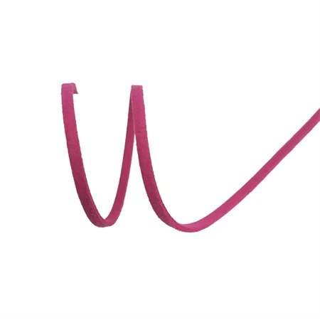 Bőrszál hasított lapos 90cm pink 1db