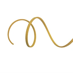 Bőrszál hasított lapos 90cm sárga 1db