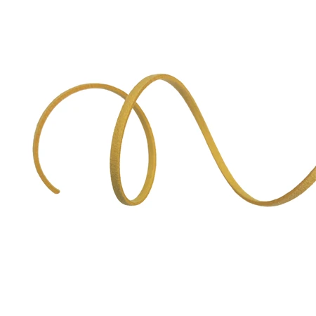 Bőrszál hasított lapos 90cm sárga 1db