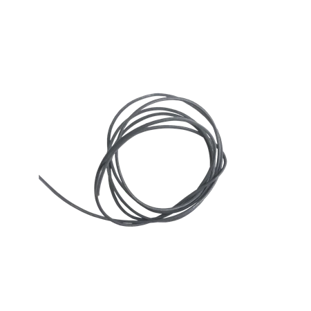 Bőrszál hengerelt 1mm szürke, fekete 1méter