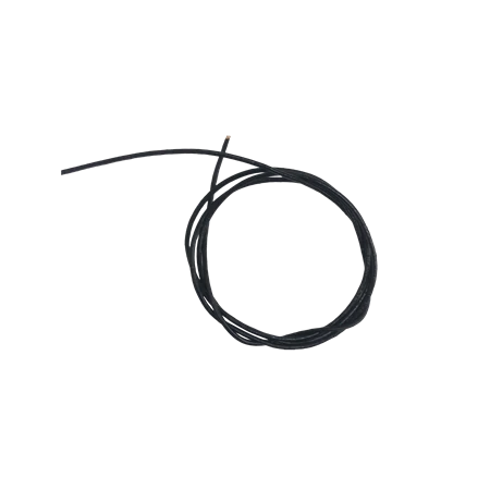 Bőrszál hengerelt 1mm szürke, fekete 1méter