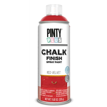 Bútorfesték spray NOVASOL Pinty Plus CHALK 400ml bársony piros