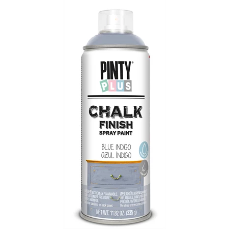 Bútorfesték spray, PINTY PLUS Chalk, 400ml indigó kék