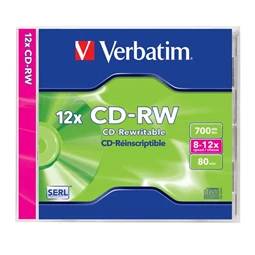 CD-RW Verbatim 700 MB 8X-10X