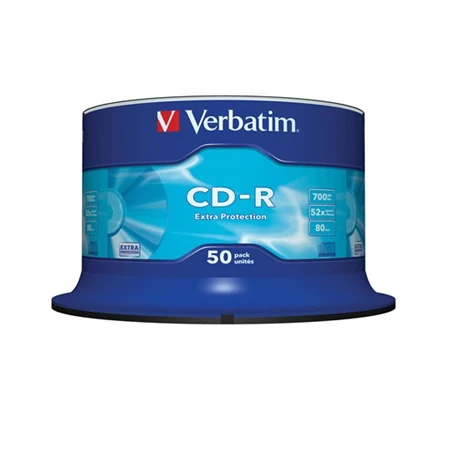 CD-R Verbatim 700 MB 52X 50db/henger