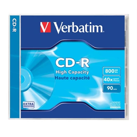 CD-R  Verbatim 800 MB 40X