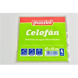 Celofán 40x40cm 4ív/csomag MAZZINI