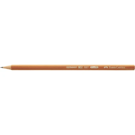 Ceruza FABER 1117 HB natúr hatszögletű test