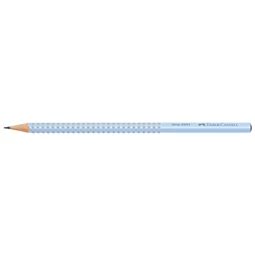 Ceruza Faber-Castell Grip 2001 B égkék ergonomikus háromszög formájú test szürke pötyökkel