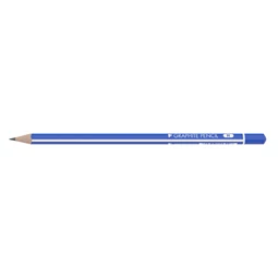 Ceruza ICO Signetta Design, háromszögű, H grafit kék-fehér csíkos test