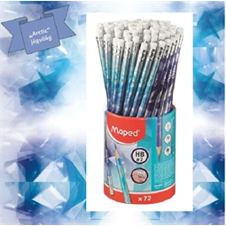 Ceruza MAPED Arctic jégvilág háromszögletű HB radíros 1db