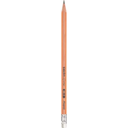 Ceruza MAPED Black Peps FSC 100%-os háromszögletű HB radíros
